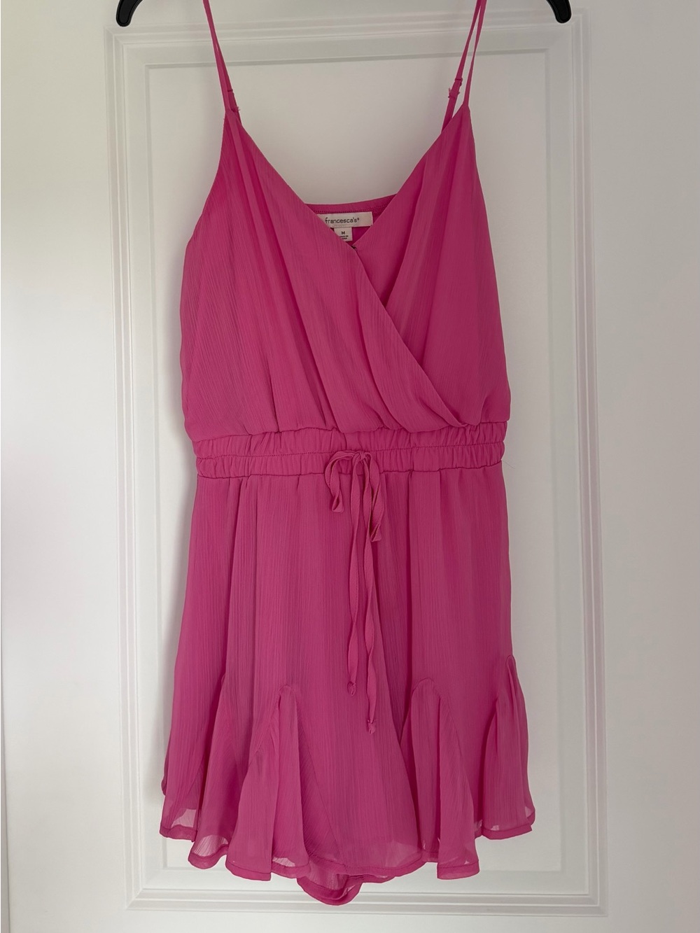 Francesca's Hot Pink Romper